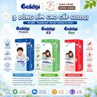 Tã/bỉm dán/ quần Goldgi Nhật Nb92/S84/M66-60/L56-48/Xl44/Xxl32