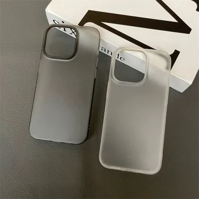 Ốp Lưng IPhone Tương Thích Cho IP 16 15 Pro Max 11 12 13 14 Pro Max X XR XS Max 6 6P 7G 8G 7Plus 8Plus Silicon Mờ Trong Suốt Thời Trang-KL
