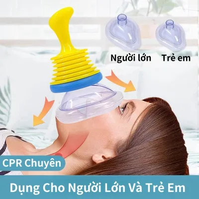 Bộ Sơ Cứu CPR Hút Dị Vật Thiết Bị Sơ Cứu Nghẹt Thở Chống Hóc Cho Bé Và Người Lớn - PTLUXURY