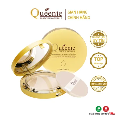 QUEENIE NUTRI COLLAGEN & Q10 WHITENING TWIN CAKE.