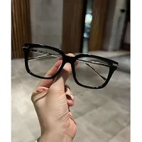 Kính mắt thời trang đi đường dáng vuông unisex cho nam nữ