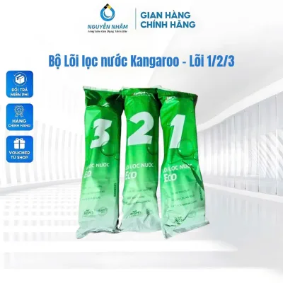 Bộ 3 Lõi Lọc Kangaroo 123 Eco