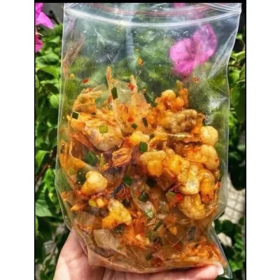 Bánh Tráng Phơi Sương FULL Tóp Mỡ Giòn Rim Sate Siêu Cay - Nganga Food