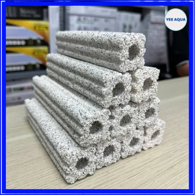 Combo (10 Thanh) SỨ THANH MUỐI TIÊU ĐA GIÁC Size Lớn (15 x 3,5 x 3,5)cm, vật liệu lọc nuôi cấy vi sinh lọc nước hồ cá