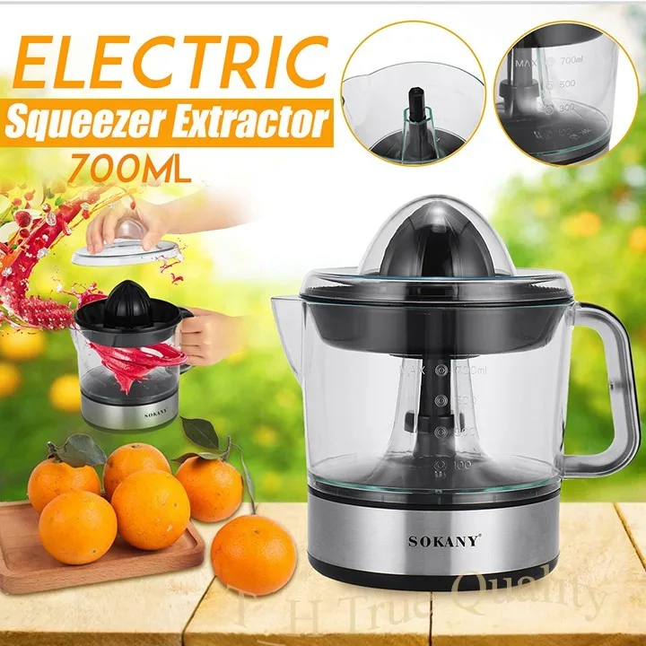 máy vắt nước cam tự động xoay 2 chiều chạy điện sokany dung tích 0.7l , máy vắt cam sokany công suất 40w