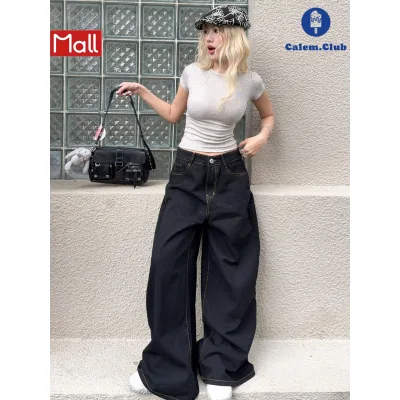 Quần KAKI Jeans Ống Rộng Ver 2 WIDE LEG Calem.Club tôn dáng cạp cao form unisex nam nữ