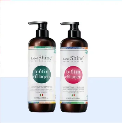 Label Shine Shampoo Is Super Smooth, Moisturizing and Restores Hair with a Noble Perfume Scent, 1500.ml Pair - Genuine
