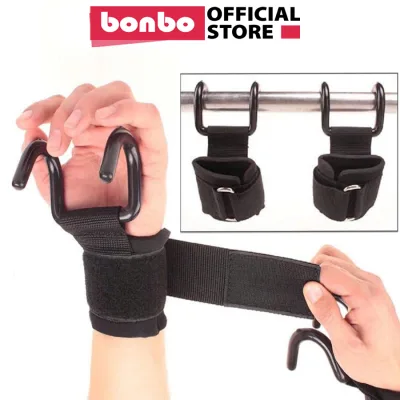 Bảo Vệ Cổ Tay Có Móc Kim Loại 6mm, Dây Quấn Cổ Tay Hỗ Trợ Tập Gym, Tạ, Xà Đơn
