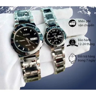 Đồng Hồ Nam Nữ RaaDor Dây Mắt Đá,thòi trang,Chạy 2 Lịch,thanh lịch,máy nhật,chống nước,chống xước tuyệt đối Bảo hành 12 tháng