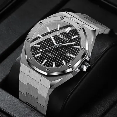 Đồng Hunan binbond B02 wire alloy steel calendar date needle luminous night glow design luxury with the detail is exquisitely crafted 3atm waterproof dynamic styling and calendar shows