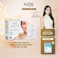 TPBVSK Viên Uống Trắng Da Nucos White Hỗ Trợ Mờ Thâm Nám Sáng Da Chống Nắng [Hộpx60 viên]