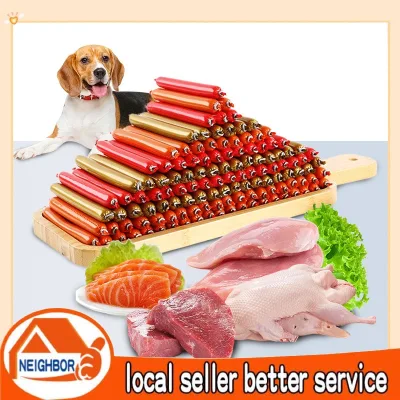 Thức ăn ham,50pcs,100pcs Xúc xích cho chó cưng 15g, Xúc xích cho mèo, Đồ ăn nhẹ cho thú cưng, Thức ăn cho chó mèo