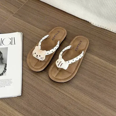 Dép Xỏ Ngón Nữ Đế Phẳng-Dép Tông Mùa Hè Đi Biển, Du Lịch Phong Cách Hàn Quốc Giay zep Store -DXN
