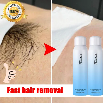 Hair Removal Spray Hair Removal Cream 150ml Quickly Removes Hair, Smooths Skin, Painless Hair Removal, Gentle Cleansing, Moisturizing, Whole Body Hair Removal Care