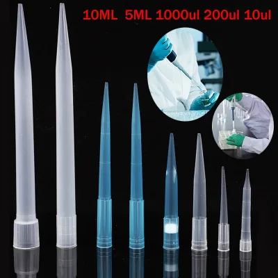 Thiết bị phòng thí nghiệm văn phòng 10ul, 200ul, 1000ul, 5ml, 10ml, Khử trùng áp suất cao Micropipette Đồ dùng y tế giảng dạy trường học bằng nhựa
