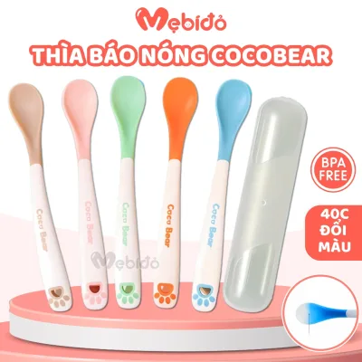 Thìa Báo Nóng Cocobear, Misan, Lion Cao Cấp Chính Hãng Cho Bé Ăn Dặm Shop Mẹ Bí Đỏ