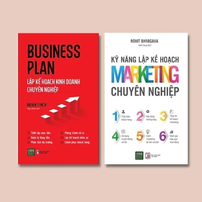 Combo Sách - Business Plan Lập Kế Hoạch Kinh Doanh Chuyên Nghiệp + Kỹ Năng Lập Kế Hoạch Marketing Chuyên Nghiệp