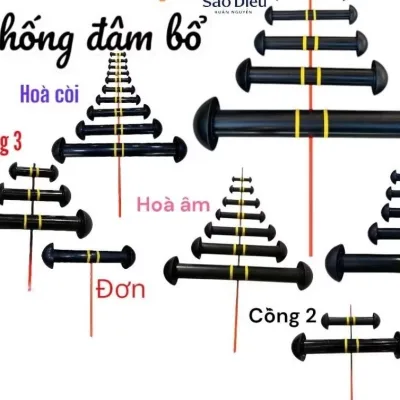 Sáo Diều Full HDPE Nhựa - Bền - Đẹp + Các Dòng Âm từ D10 - D100 Chống Đâm_ Bổ _Đập