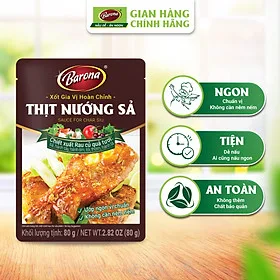Combo 1 hộp (20 gói) xốt gia vị hoàn chỉnh Barona 80g