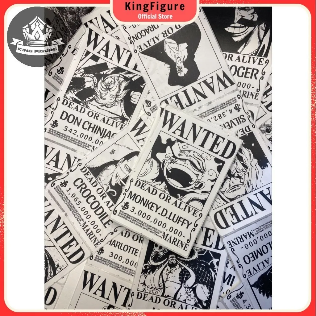 150 Poster Truy Nã One Piece KINGFIGURE Mô hình One Piece Cao Cấp, Figure Mô Hình Anmie One Piece Luffy