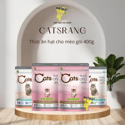 Thức Ăn Mèo Catsrang Túi 400g - Thức Ăn Hạt Cho Mèo- Thức Ăn Dành Cho Mèo Mọi Độ Tuổi