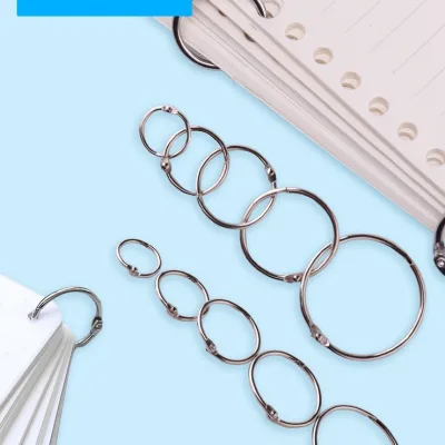 Combo 10 khoen còng đóng gáy sách, flashcard các size, khoen đóng gáy sổ chất liệu inox