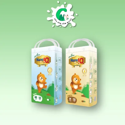 Tã bỉm Nano IQ , bỉm oganic đủ size nb, s ,m ,L,xl,xxl,3xl tã dán và quần