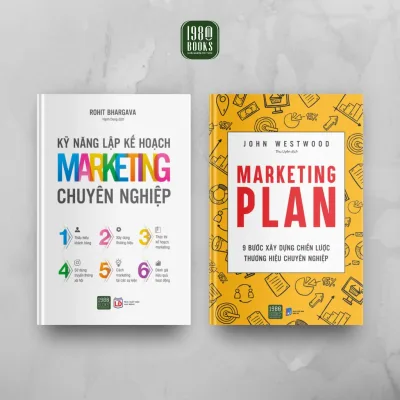 Sách - Combo 2 cuốn Marketing Plan + Kỹ Năng Lập Kế Hoạch Marketing Chuyên Nghiệp