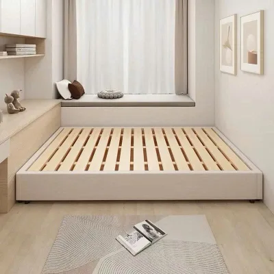 Giường Ngủ Bệt Gỗ MDF Cao Cấp, Giường Pallet Decor Phòng Ngủ Phong Cách Hiện Đại 1m2, 1m4, 1m6, 1m8