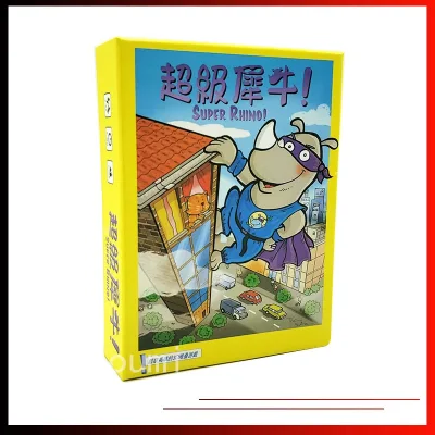 Board Game Super Rhino! Trò chơi xếp chồng 3D lộn xộn Trò chơi tiệc gia đình Trò chơi xếp hình