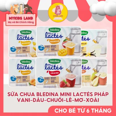Sữa Chua Nguội Bledina Lactes Pháp Cho Bé Ăn Dặm từ 6M+