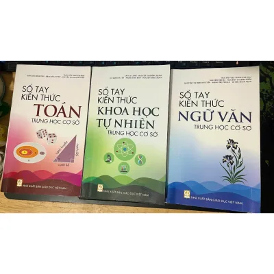 Sách - (Combo/ lẻ) Sổ Tay Kiến Thức Trυng Học Cơ Sở (Toán - Ngữ Văn - Khoa học tự nhiên)