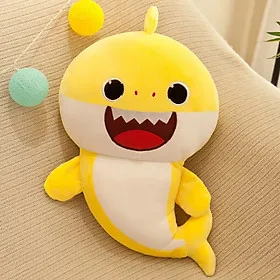 Thú nhồi bông cá mập baby shark đáng yêu - Size 30cm - Quà tặng gấu cá mập baby shark nhồi bông dễ thương - Gối ôm mềm mịn cho bé