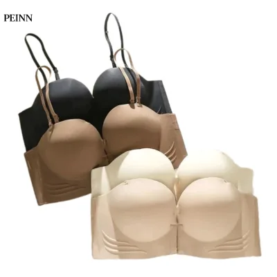 Áo Nâng Ngực Peinn ALS60 Không Dây Mút 5CM, Độn To Tròn, Không Lộ Viền Chất Su Cao Cấp Chống Tuột
