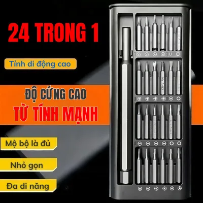 Bộ Tua Vít Đa Năng CozyMint - Bộ Mini 24 Đầu Nhỏ Từ Tính, Sửa Điện Thoại, Laptop Tiện Lợi
