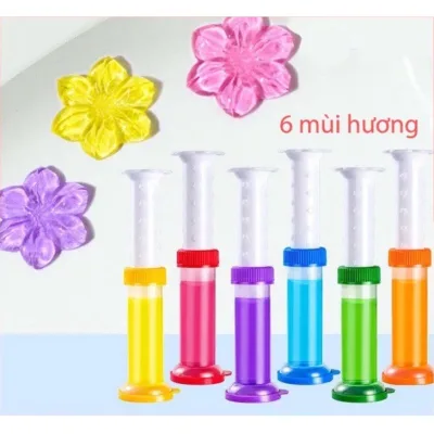 Gel Làm Sạch Khử Mùi Cho Bồn Cầu Nhà Vệ Sinh Dạng Thạch Hình Bông Hoa 88281