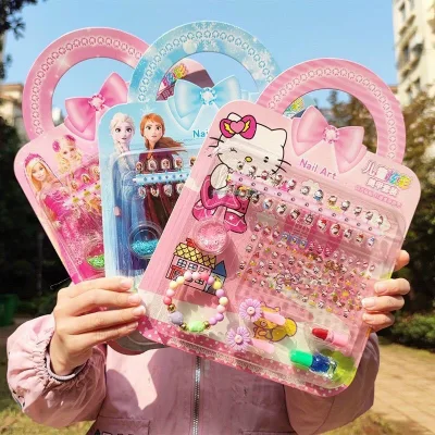 Vỉ đồ chơi làm Nail dán móng tay cho bé - Smart Baby