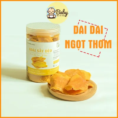 Xoài Sấy Dẻo MaMa 500G Miếng To Chua Thơm Ngọt Thanh Mát Đồ Ăn Vặt Mẹ Bầu Thơm Ngon Ăn Kiêng Giảm Cân Trái Cây Sấy Dẻo MA006