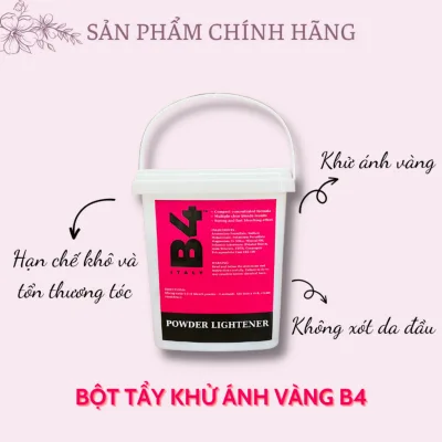 Bột tẩy tóc B4 siêu mịn nâng nền cho tóc không xót da đầu 500g - Sản Phẩm Chăm Sóc Tóc Chính Hãng