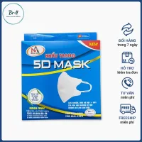 Sỉ 10 hộp (gồm 100 cái) khẩu trang 5D Nam Anh Famapro chính hãng