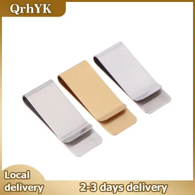 QrhYK 5Pcs Đơn Giản Mỏng Kim Loại Tiền Clip Xách Tay Đa Chức Năng Kinh Doanh Thẻ Clip Người Đàn Ông Ví Chủ Thẻ Kinh Doanh Ví Tiền Mặt Kẹp
