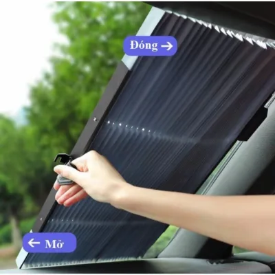 Tấm Che Nắng Ô Tô Kính Lái 150–200cm –Chống UV, Cách Nhiệt, Gập Gọn Tiện Lợi – Xe 4 5 7 Chỗ SUV MPV