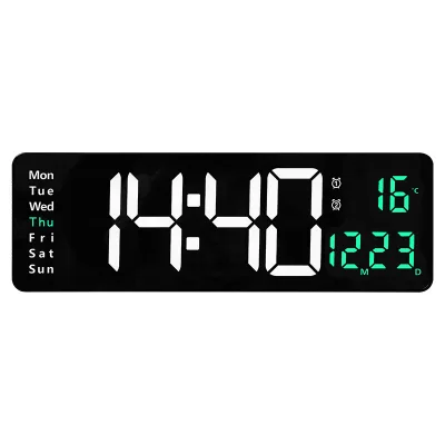 PKTL Đồng Hồ Treo Tường DIGI Week (Remote)