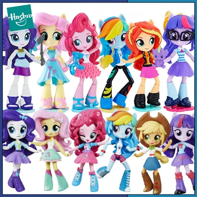 Búp bê Hasbro 12cm Đồ chơi ngựa nhỏ của tôi cho bé gái Cầu vồng Dash Hoạt động Hình cưỡi ngựa Cô gái Anime Đồ chơi trẻ em cho trẻ em Sinh nhật Đồ chơi chính hãng Hasbro