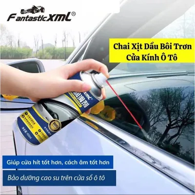 Chai Xịt Dầu Bôi Trơn Cửa Kính Ô Tô ,Chống Kẹt Kính Bảo Dưỡng Gioăng Cao Su Cửa Nóc Xe Hơi 450ml