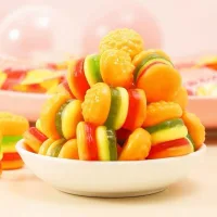 1kg Kẹo Dẻo Hamberger hương trái cây siêu ngon, Bánh kẹo Tết.