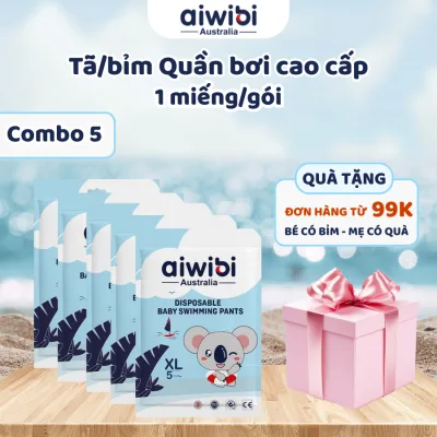 Tã/Bỉm bơi cao cấp AIWIBI 1 miếng/gói