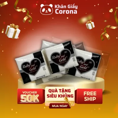 COMBO 10 GÓI KHĂN GIẤY ĂN 100 RUBY&GOLD - Đảm bảo an toàn cho người tiêu dùng