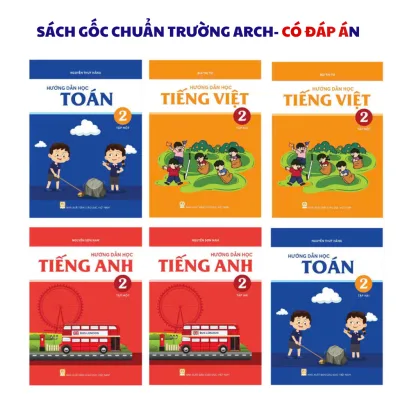 Sách - Sách Hướng Dẫn Học Toán- Tiếng Việt- Tiếng Anh Trường Archimedes 2025 - 2026 (Chọn Tập Lẻ)