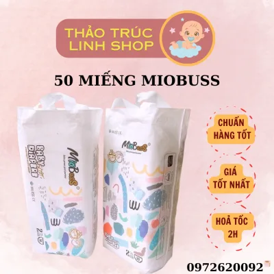 Combo of 50 Pieces of Premium Domestic Miobuss Diapers/Diaper Pants, Size S/M/L/Xl/Xxl/3Xl